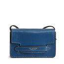 Mini Bag a Tracolla THE BRIDGE in Pelle Blu Jeans linea Lucrezia