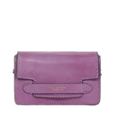 Mini Bag a Tracolla THE BRIDGE in Pelle color Malva linea Lucrezia