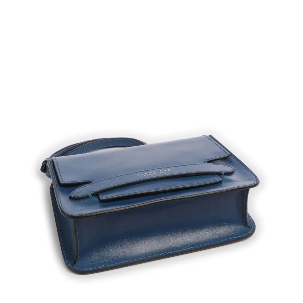 Borsa Donna a Tracolla Media THE BRIDGE in Pelle color Jeans linea Lucrezia