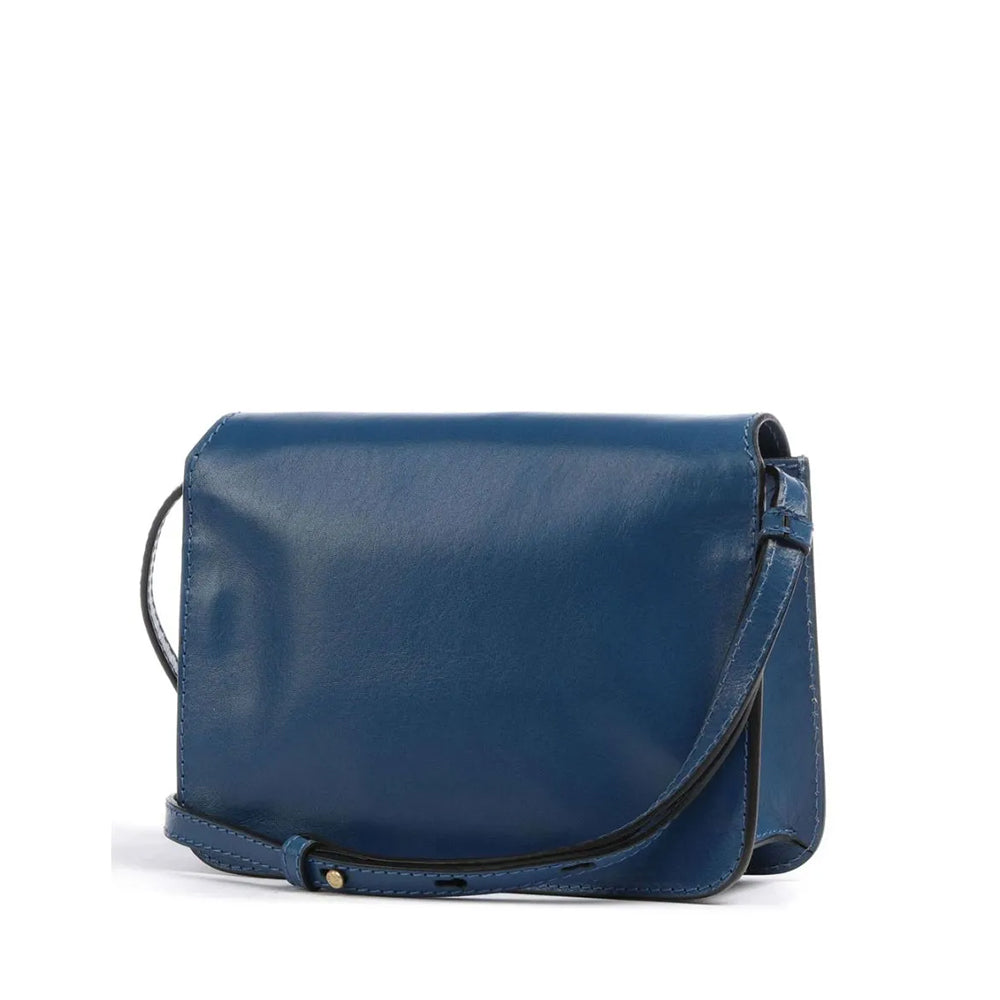 Borsa Donna a Tracolla Media THE BRIDGE in Pelle color Jeans linea Lucrezia