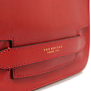 THE BRIDGE Große Damen-Umhängetasche aus der Lucrezia-Linie aus Flamenco-Rot-Leder