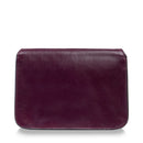 THE BRIDGE Große Damen-Umhängetasche Lucrezia-Linie aus lila Leder