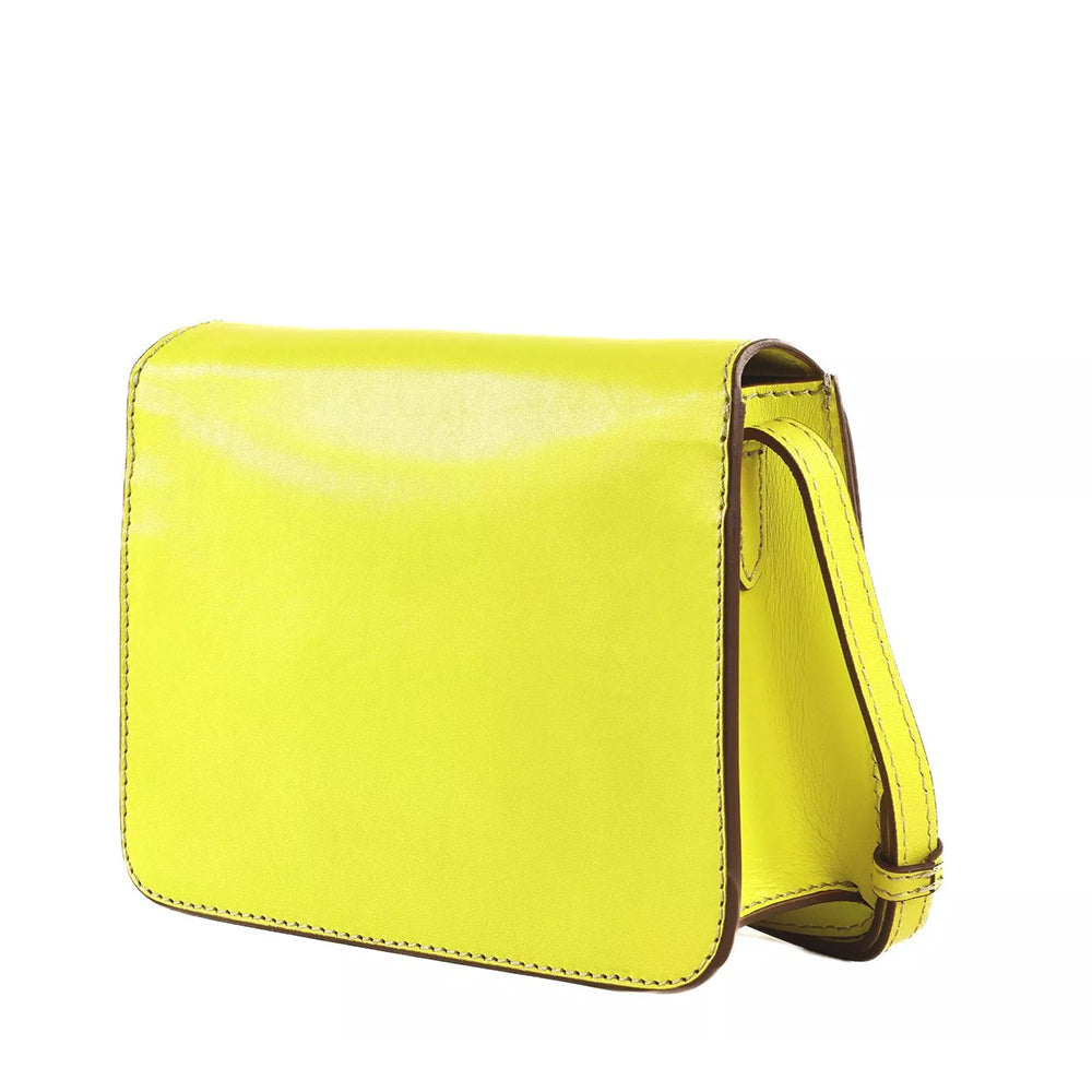 Borsa Donna a Tracolla Grande THE BRIDGE linea Lucrezia in Pelle color Lime