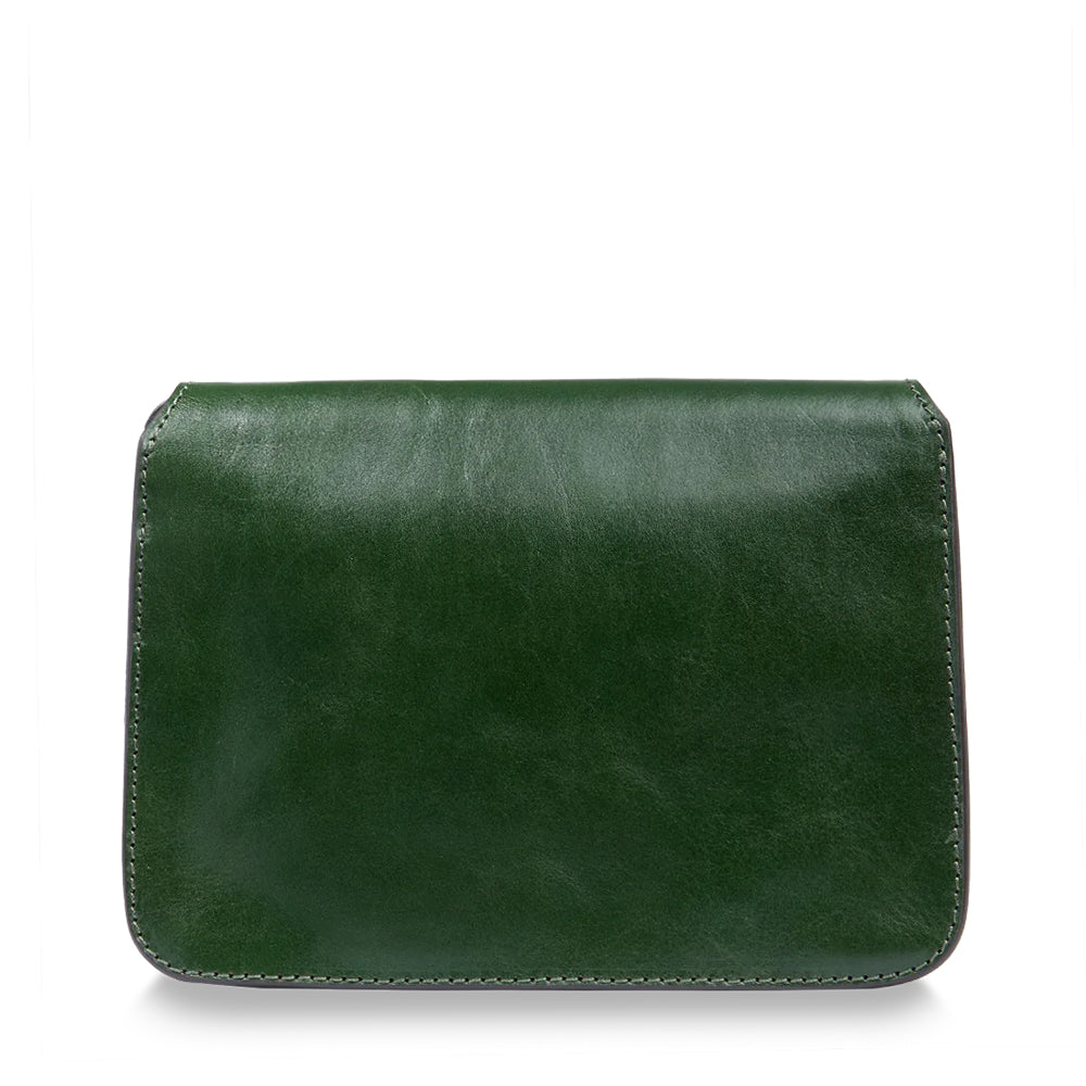 Borsa Donna a Tracolla Grande THE BRIDGE linea Lucrezia in Pelle Verde Inglese