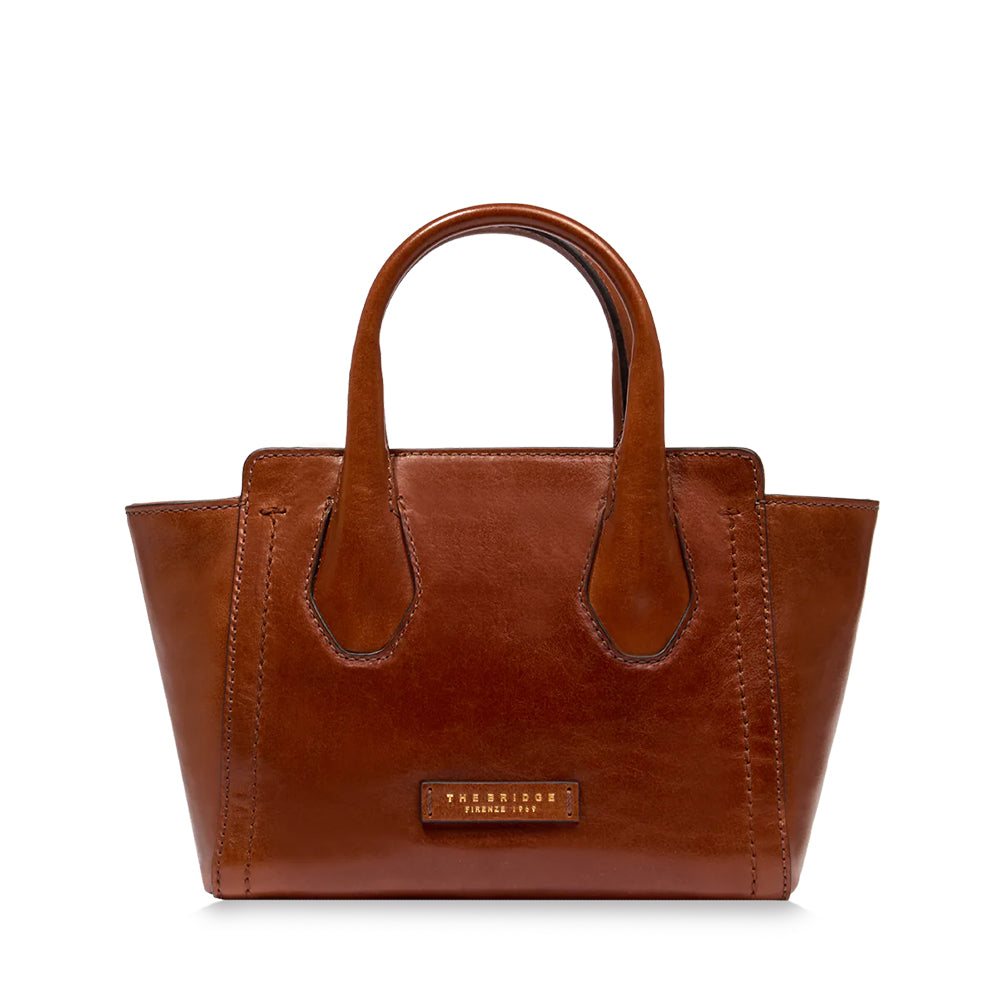 Borsa Donna a Mano THE BRIDGE linea Fiona in Pelle Marrone