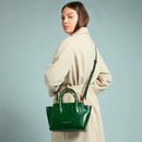 Borsa Donna a Mano THE BRIDGE linea Fiona in Pelle Verde Inglese