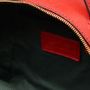 THE BRIDGE Mittlerer Damenrucksack Fiona Line aus rotem Leder