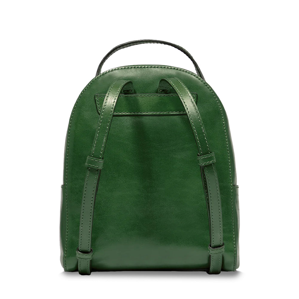 Zaino Donna Medio THE BRIDGE linea Fiona in Pelle Verde Inglese