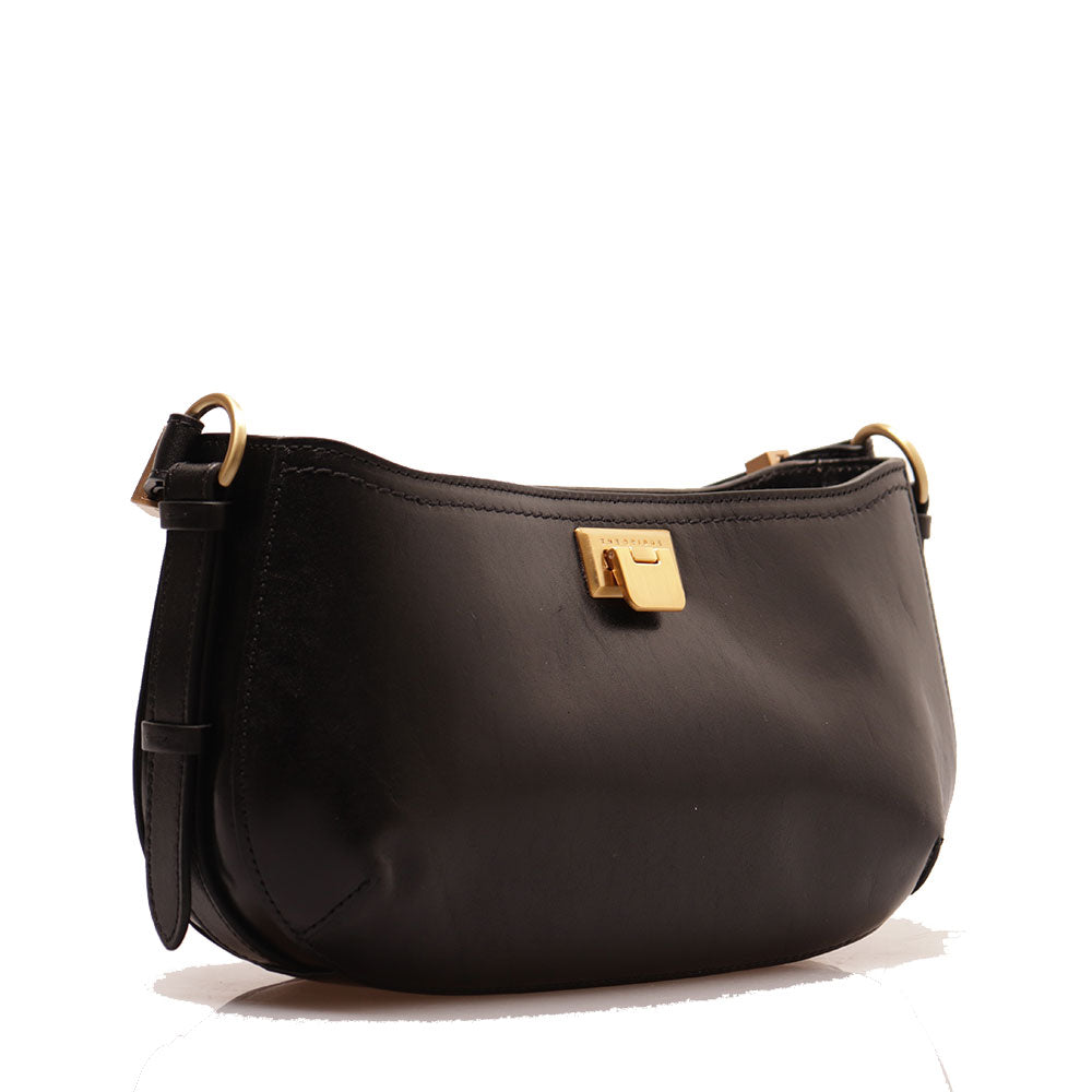 Borsa Sottospalla THE BRIDGE linea Federica in Pelle Nera