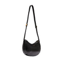 Hobo Bag Media THE BRIDGE linea Federica in Pelle Nera