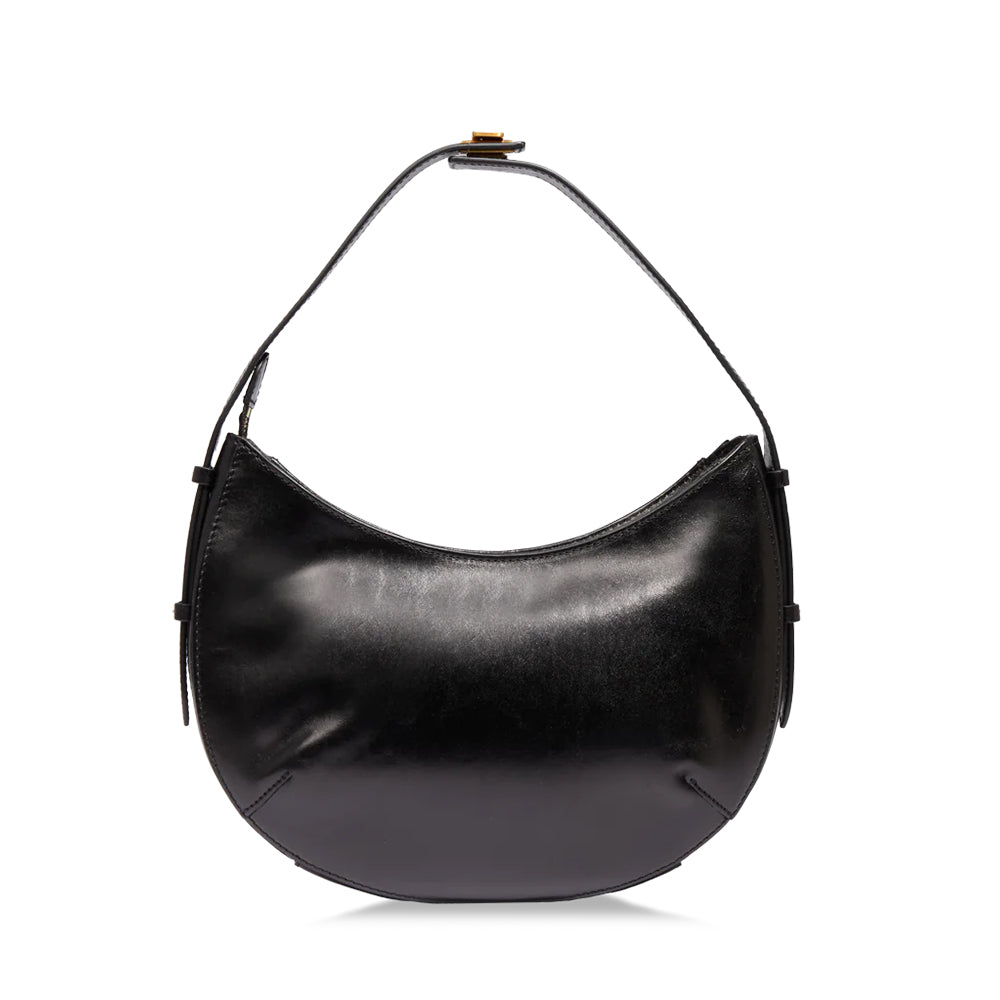 Hobo Bag Media THE BRIDGE linea Federica in Pelle Nera