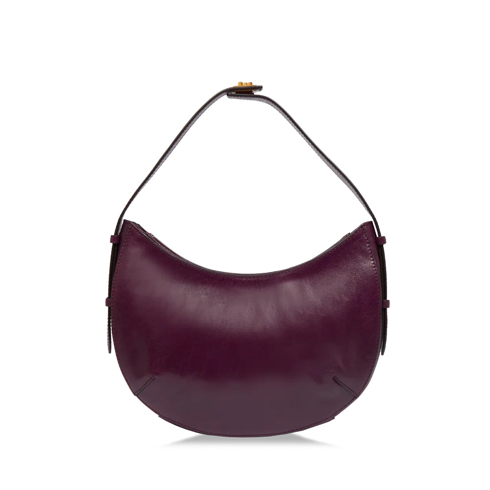 Hobo Bag Media THE BRIDGE linea Federica in Pelle Viola