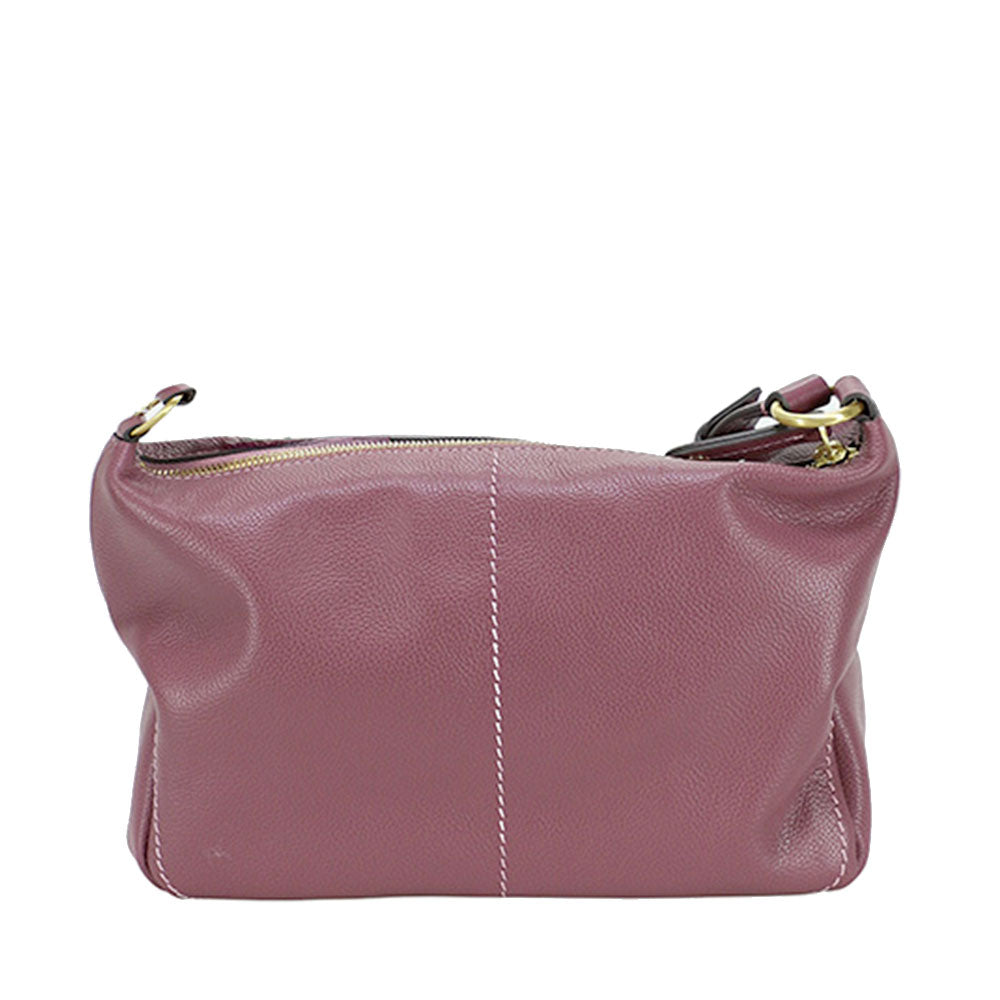 Borsa Donna a Tracolla THE BRIDGE linea Letizia in Pelle Viola Orchidea