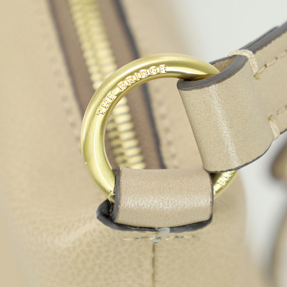 Borsa Donna a Tracolla THE BRIDGE linea Letizia in Pelle color Burro