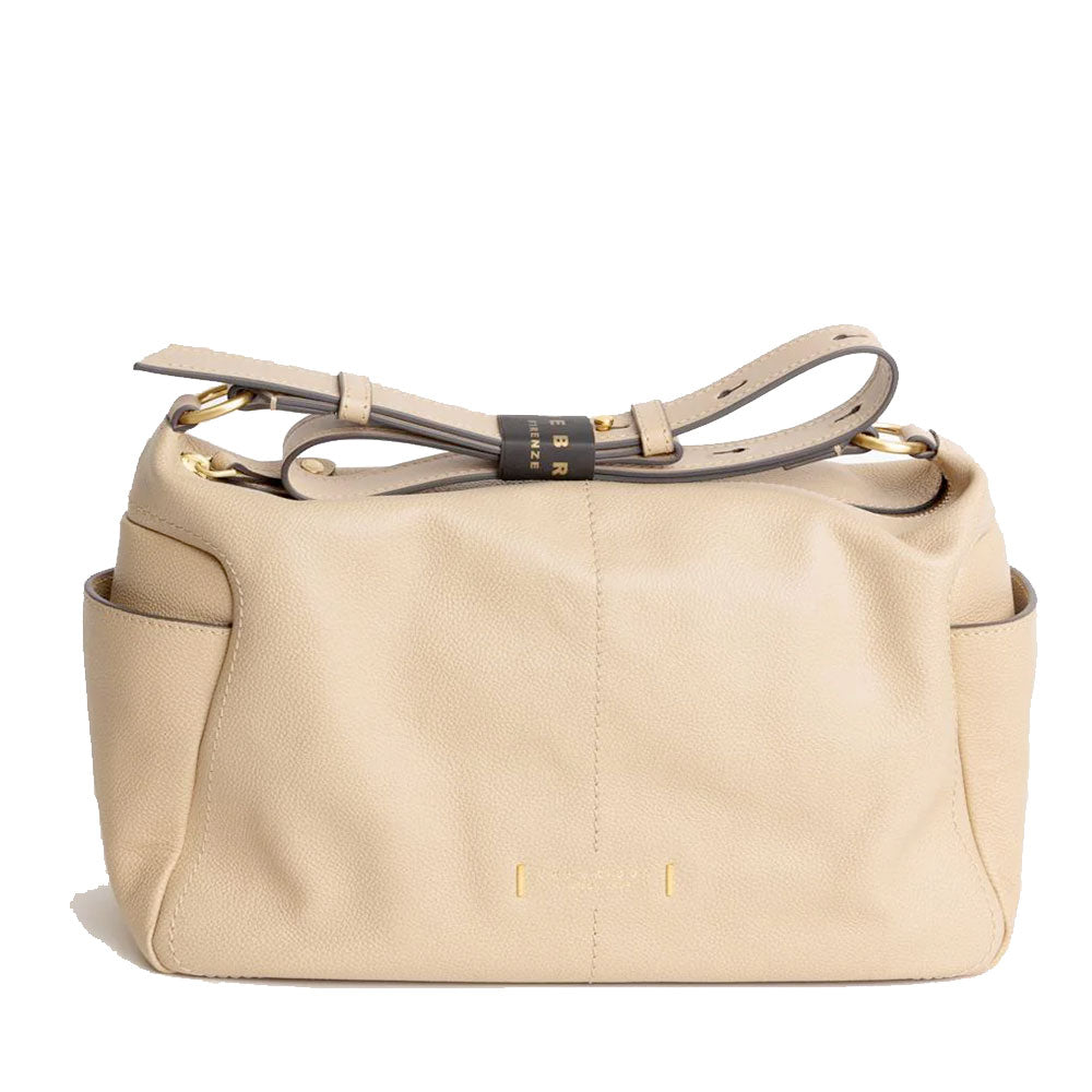 Borsa Donna a Spalla THE BRIDGE linea Letizia in Pelle color Burro