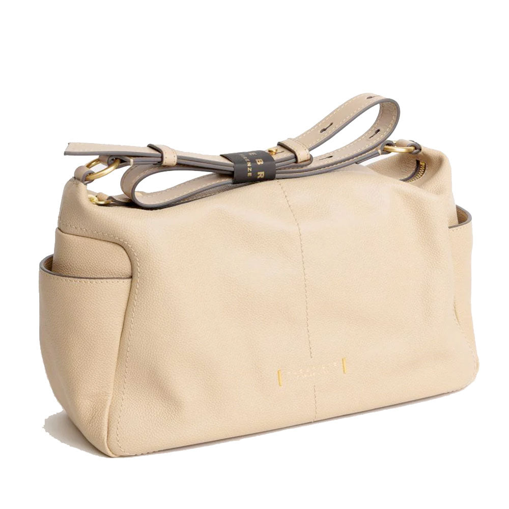 Borsa Donna a Spalla THE BRIDGE linea Letizia in Pelle color Burro