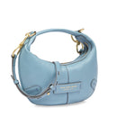Hobo Bag Mini Hand THE BRIDGE Flavia Linie aus babyblauem Leder
