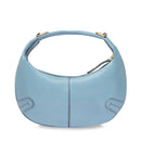 Hobo Bag Mini Hand THE BRIDGE Flavia Linie aus babyblauem Leder
