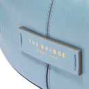 Hobo Bag Mini Hand THE BRIDGE Flavia Linie aus babyblauem Leder