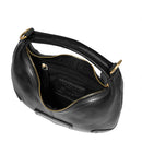 Hobo Bag Mini a Mano THE BRIDGE linea Flavia in Pelle Nera