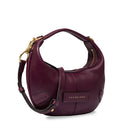 Mini-Hand-Hobo-Tasche THE BRIDGE Flavia-Linie aus lila Leder