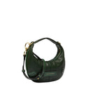 Hobo Bag Mini a Mano THE BRIDGE linea Flavia in Pelle Verde