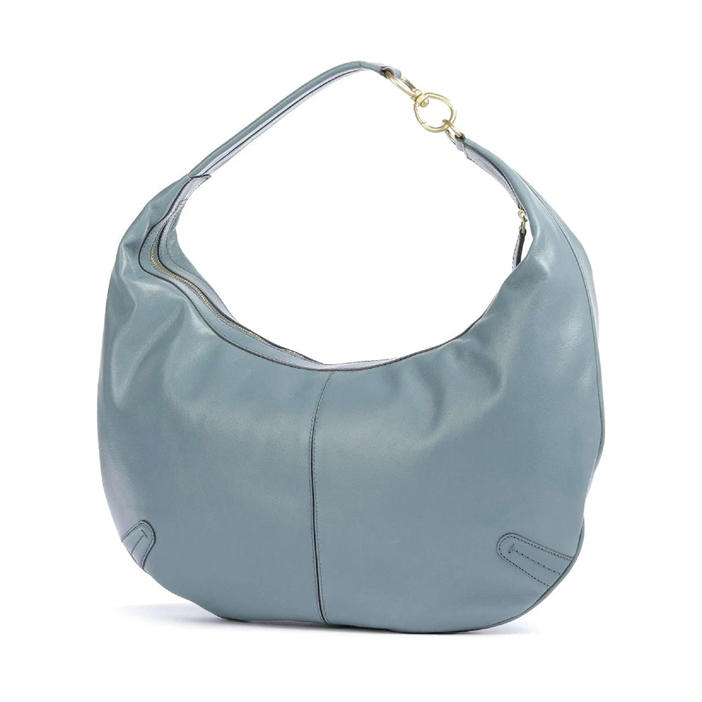 Hobo Bag THE BRIDGE Flavia Linie aus babyblauem Leder