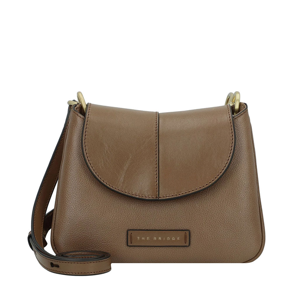 Borsa Donna a Tracolla THE BRIDGE linea Elisabetta in Pelle Beige