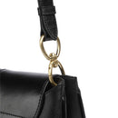 Borsa Donna Hobo a Spalla THE BRIDGE linea Elisabetta in Pelle Nera