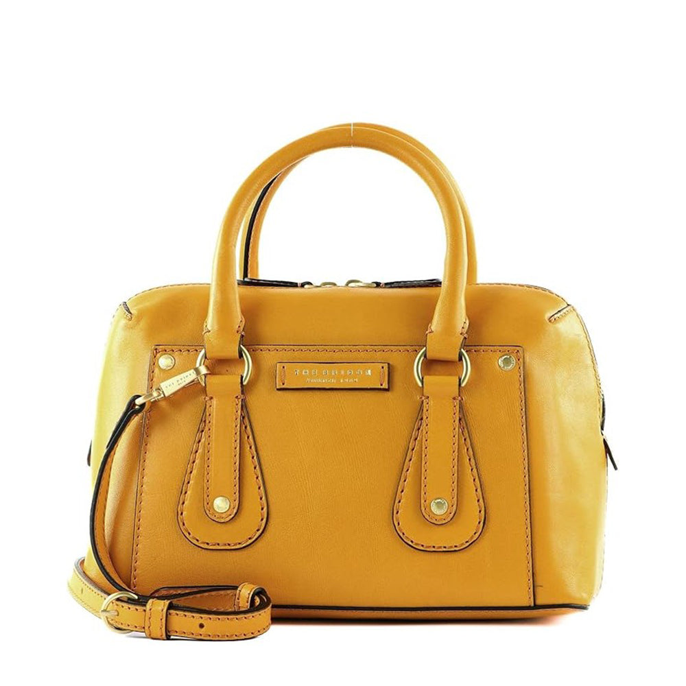 Borsa Donna a Mano con Tracolla THE BRIDGE linea Cecilia in Pelle Giallo Mais