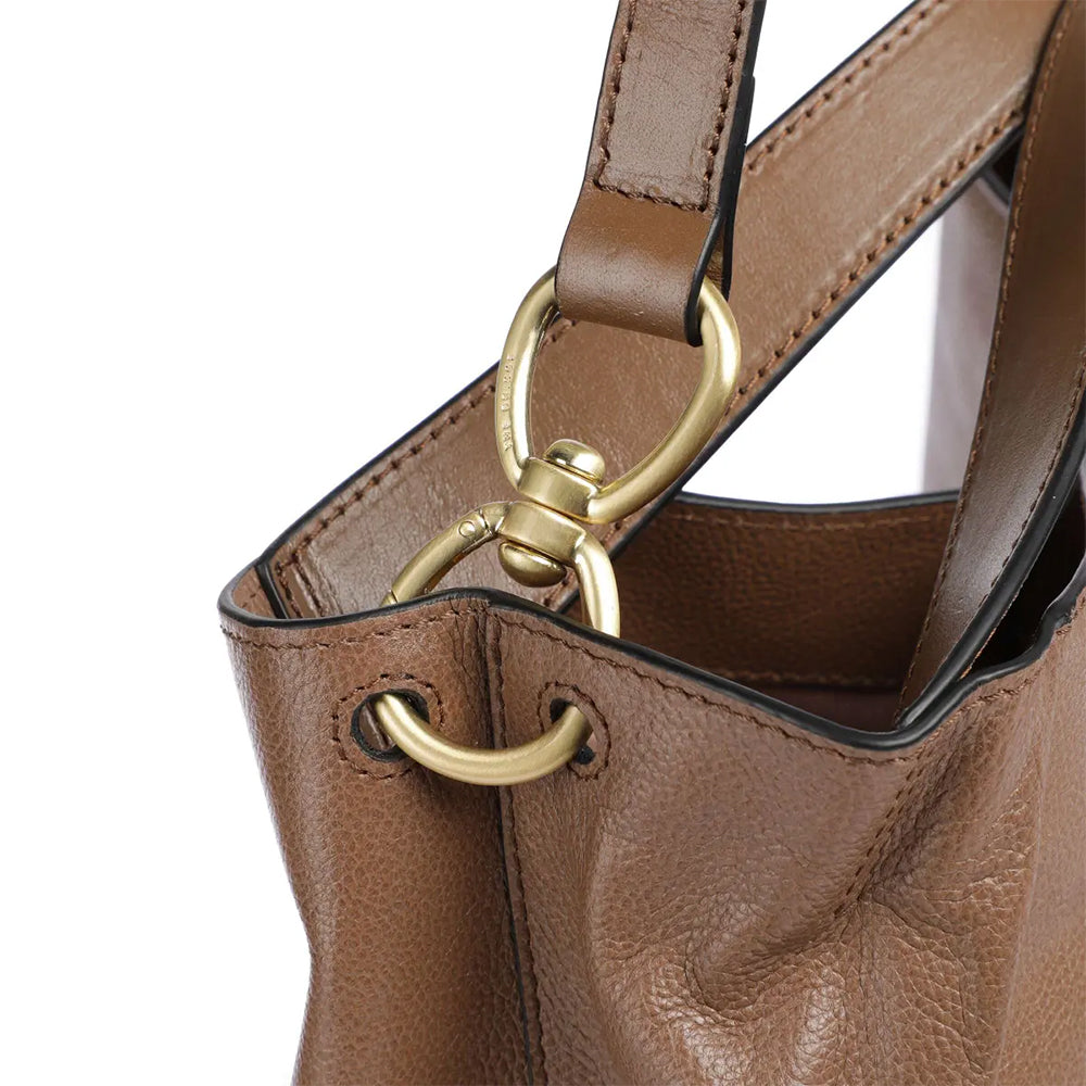 Borsa Donna a Mano con Tracolla THE BRIDGE linea Elisabetta in Pelle Beige