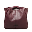 THE BRIDGE Elisabetta Linie Damenhandtasche mit Schultergurt aus lila Leder