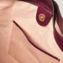 THE BRIDGE Elisabetta Linie Damenhandtasche mit Schultergurt aus lila Leder