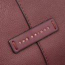 THE BRIDGE Elisabetta Linie Damenhandtasche mit Schultergurt aus lila Leder