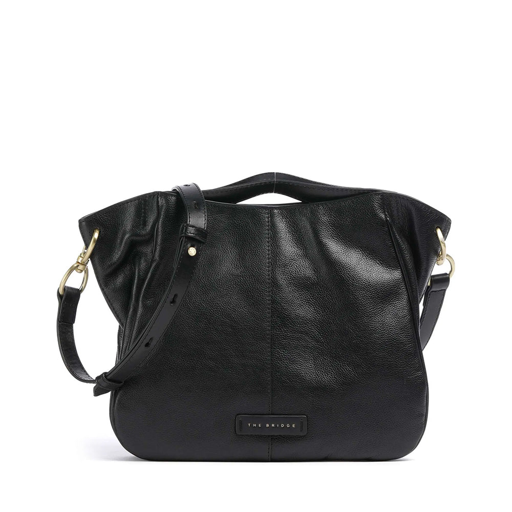 Borsa Donna Double Function THE BRIDGE linea Elisabetta in Pelle Nera