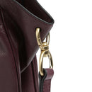 Damentasche mit Doppelfunktion THE BRIDGE Elisabetta-Linie aus traubenfarbenem Leder
