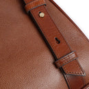 Damenrucksack mit Klappe THE BRIDGE Elisabetta-Linie aus braunem Leder