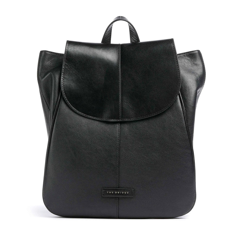Zaino Donna con Pattina THE BRIDGE linea Elisabetta in Pelle Nera