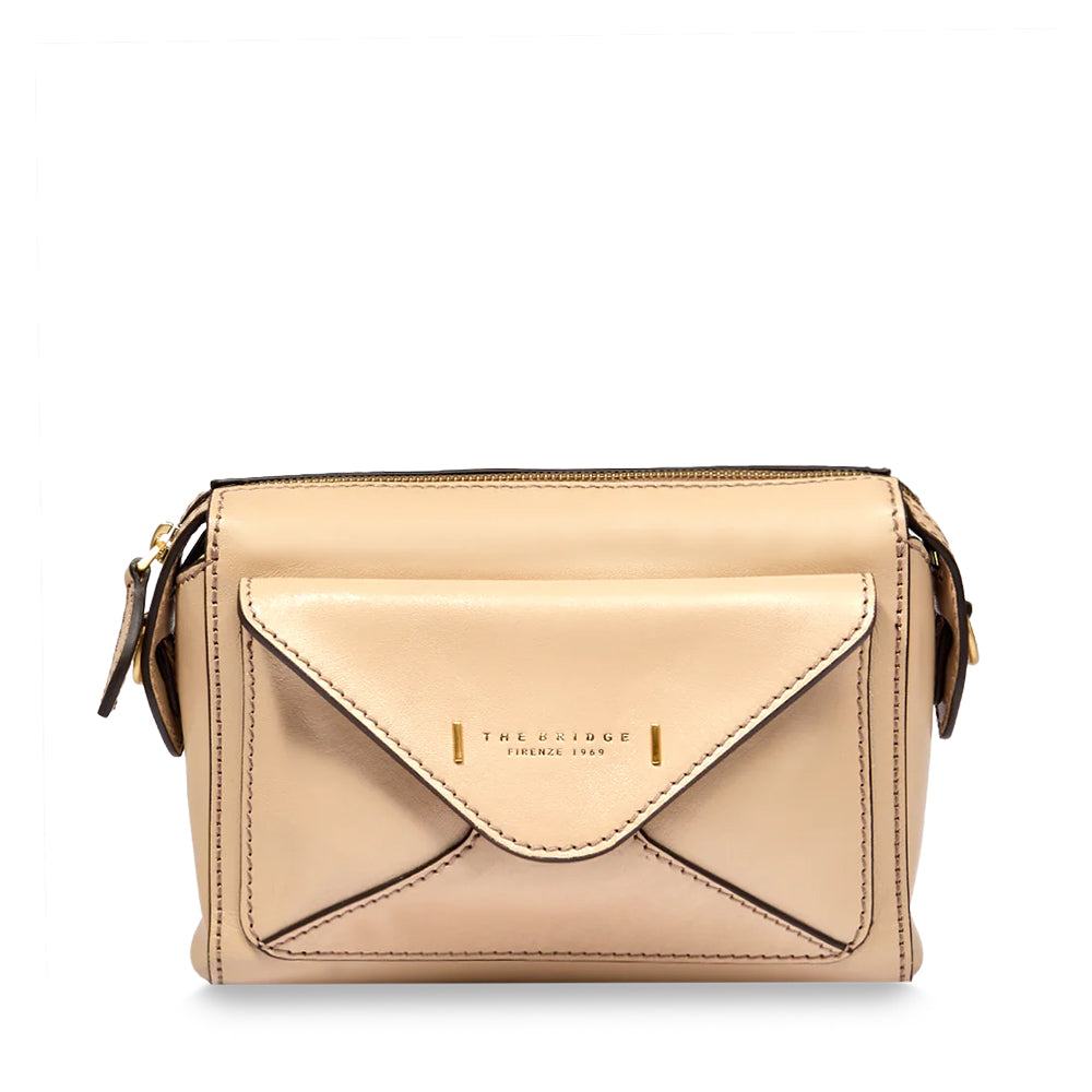 THE BRIDGE Damen-Umhängetasche Frida-Linie aus butterfarbenem Leder