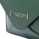Borsa Donna a Tracolla THE BRIDGE linea Frida in Pelle Verde Inglese