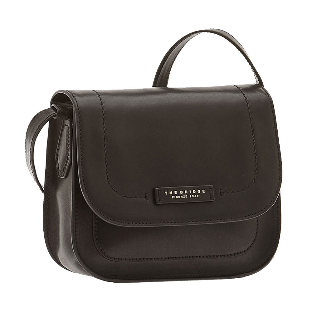 THE BRIDGE Giovanna Linie
Damen Umhängetasche aus schwarzem Leder 