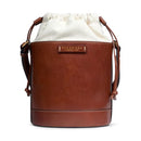 Borsa Donna a Secchiello THE BRIDGE linea Greta in Pelle Marrone