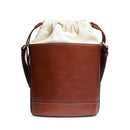 Borsa Donna a Secchiello THE BRIDGE linea Greta in Pelle Marrone