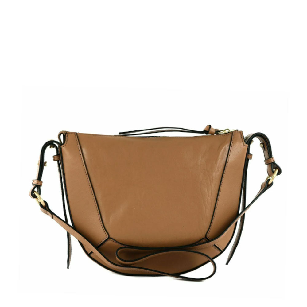 Borsa Donna a Tracolla THE BRIDGE linea Fedora in Pelle Beige