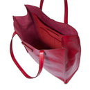 Borsa Donna Shopper Verticale THE BRIDGE linea Mirra in Pelle color Berry