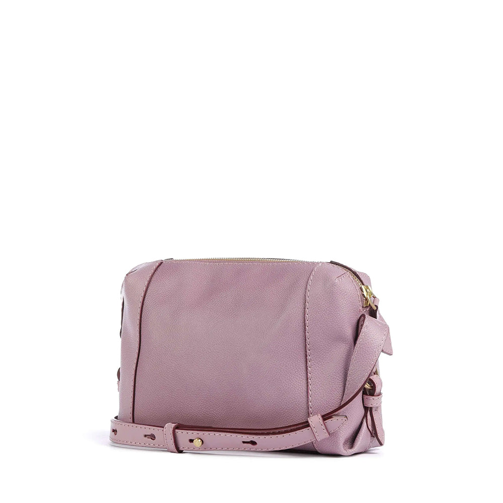 THE BRIDGE Damen Umhängetasche Gemma Line aus Blossom Pink Leder