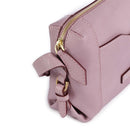 THE BRIDGE Damen Umhängetasche Gemma Line aus Blossom Pink Leder