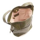 Hobo Bag Donna THE BRIDGE linea Gemma in Pelle Verde Timo