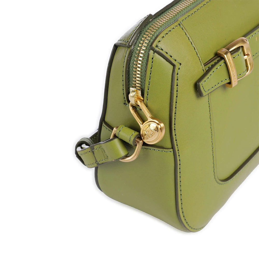 Borsa a tracolla in pelle verde bosco: borsa a tracolla minimalista fatta a mano - Italia Borsa a tracolla in pelle verde bosco: borsa a tracolla minimalista fatta a mano - Italia