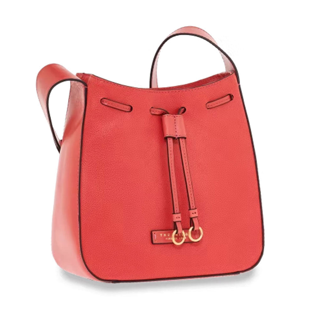 Borsa Donna Secchiello THE BRIDGE linea Carlotta in Pelle color Salmone